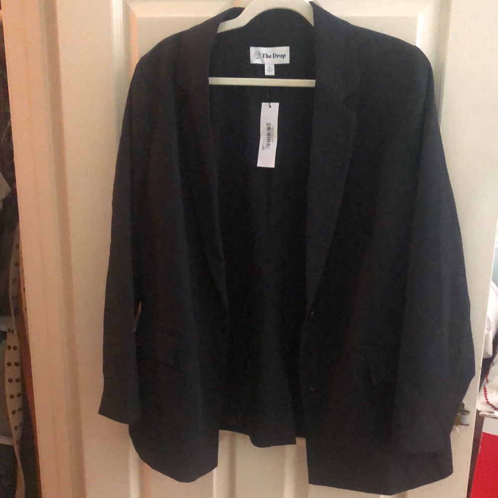 Black blazer NWT smoke free home size XL